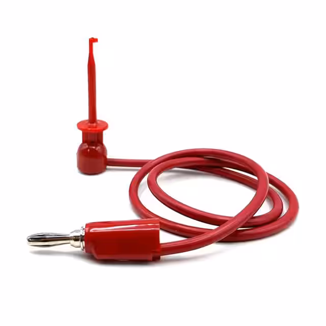 601W-60RED E-Z-Hook  Test Leads - Banana, Meter Interface